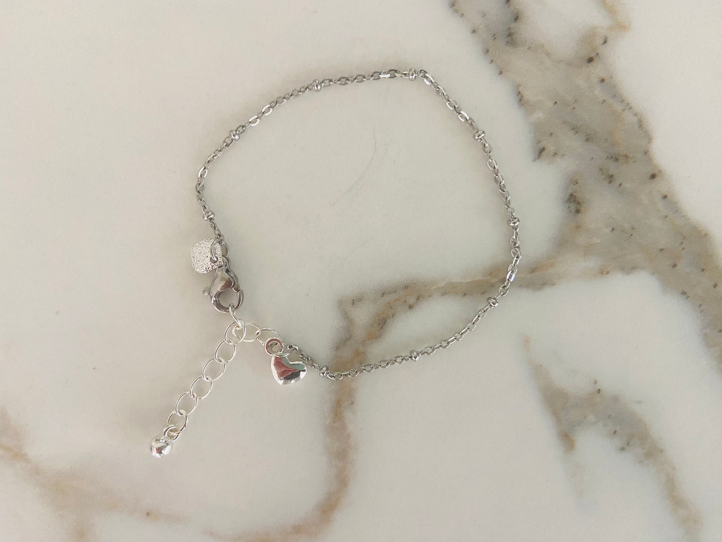 Jasseron armband zilver stainless steel