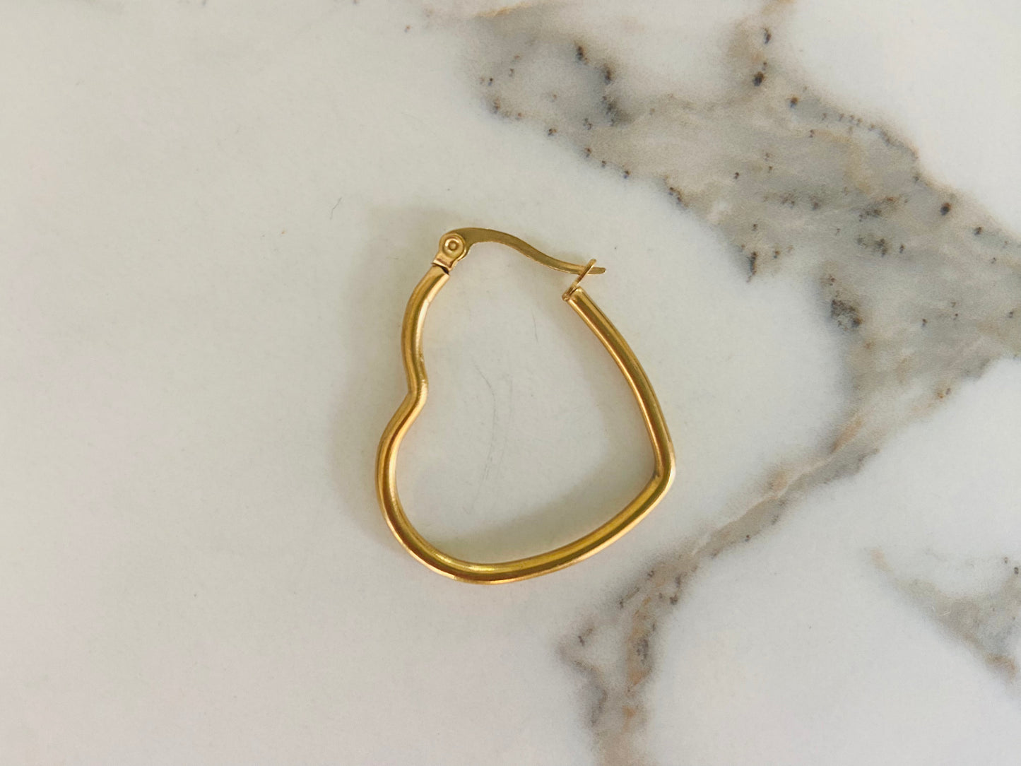 Oorbel hart per stuk