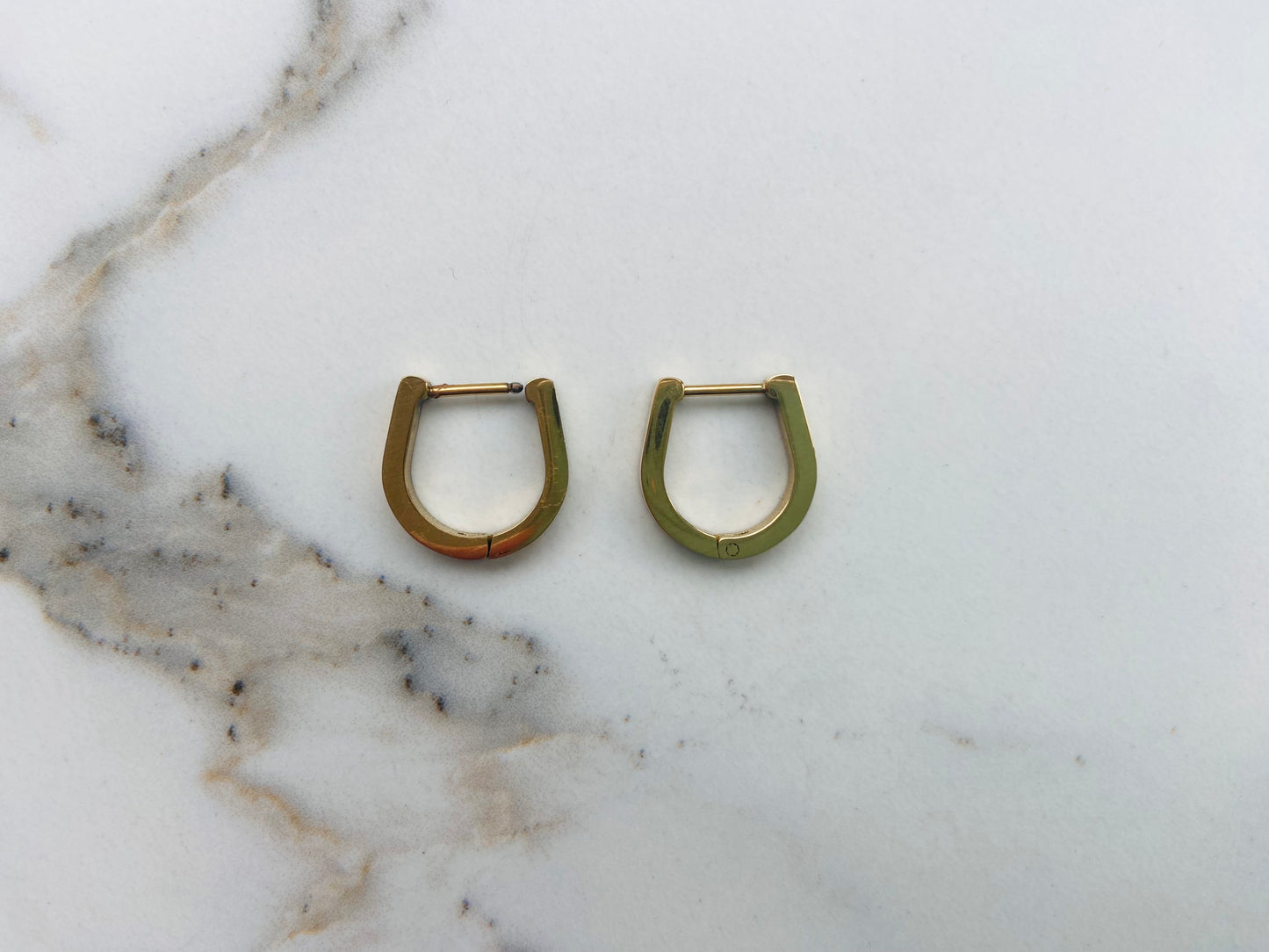 Oorbel goud horseshoe