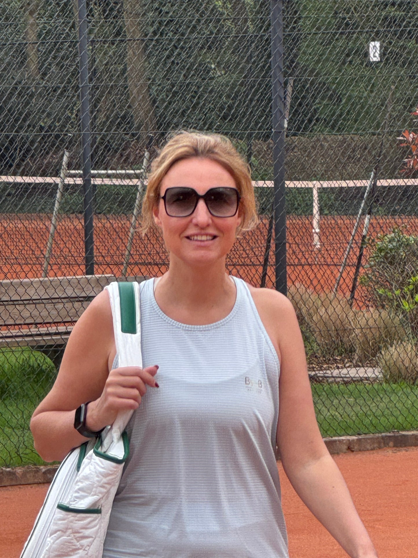 Tennistopje licht blauw