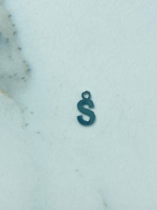 Bedel letter S zilver