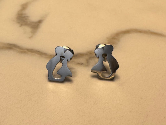 Oorbellen Dutch kiss zilver