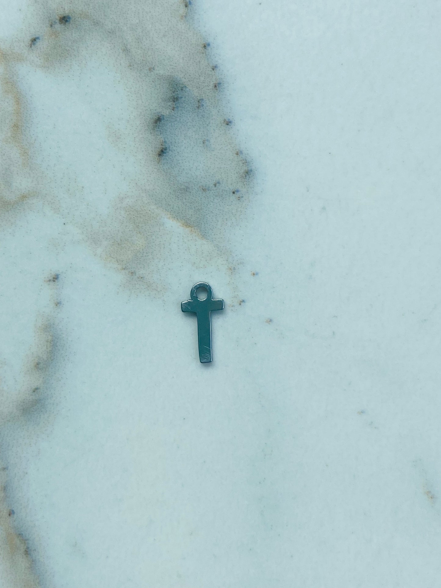 Bedel letter T zilver