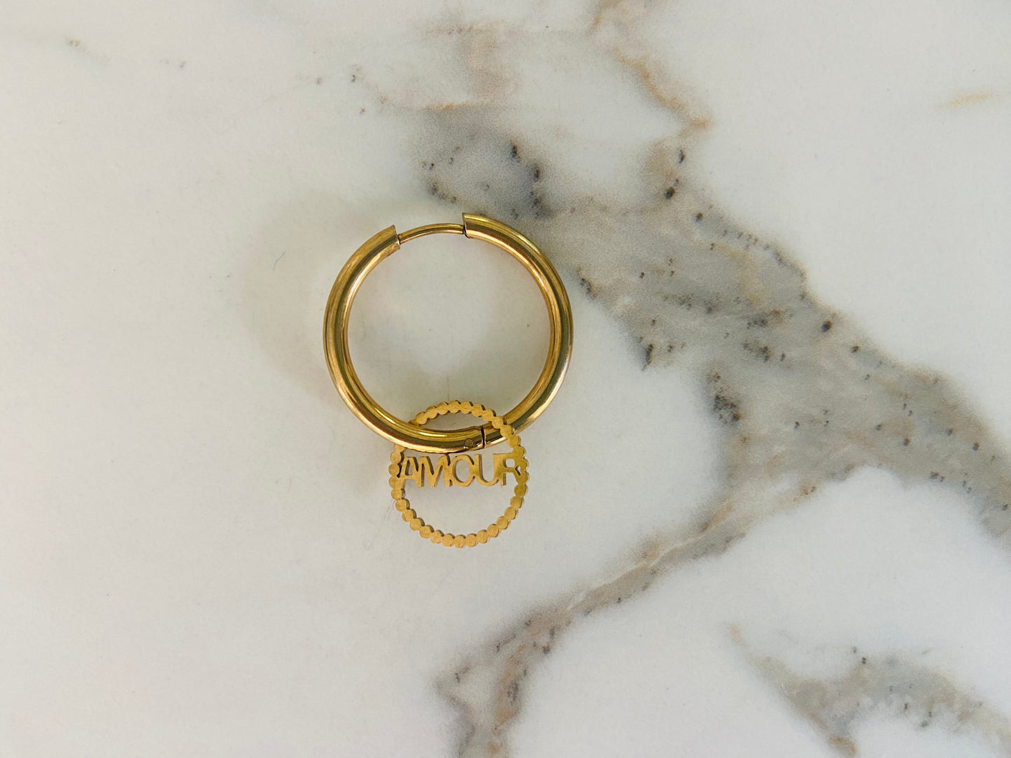 Oorbel creolen goud per stuk