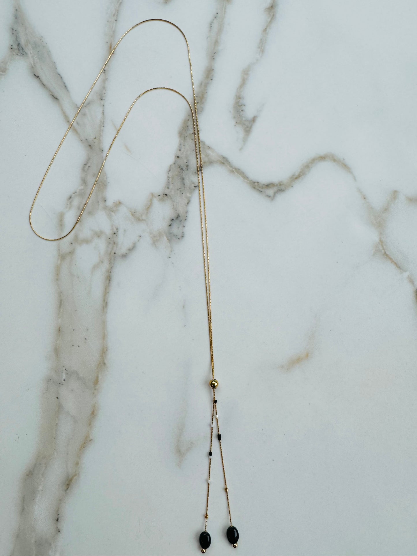 Halsketting Indra zwart