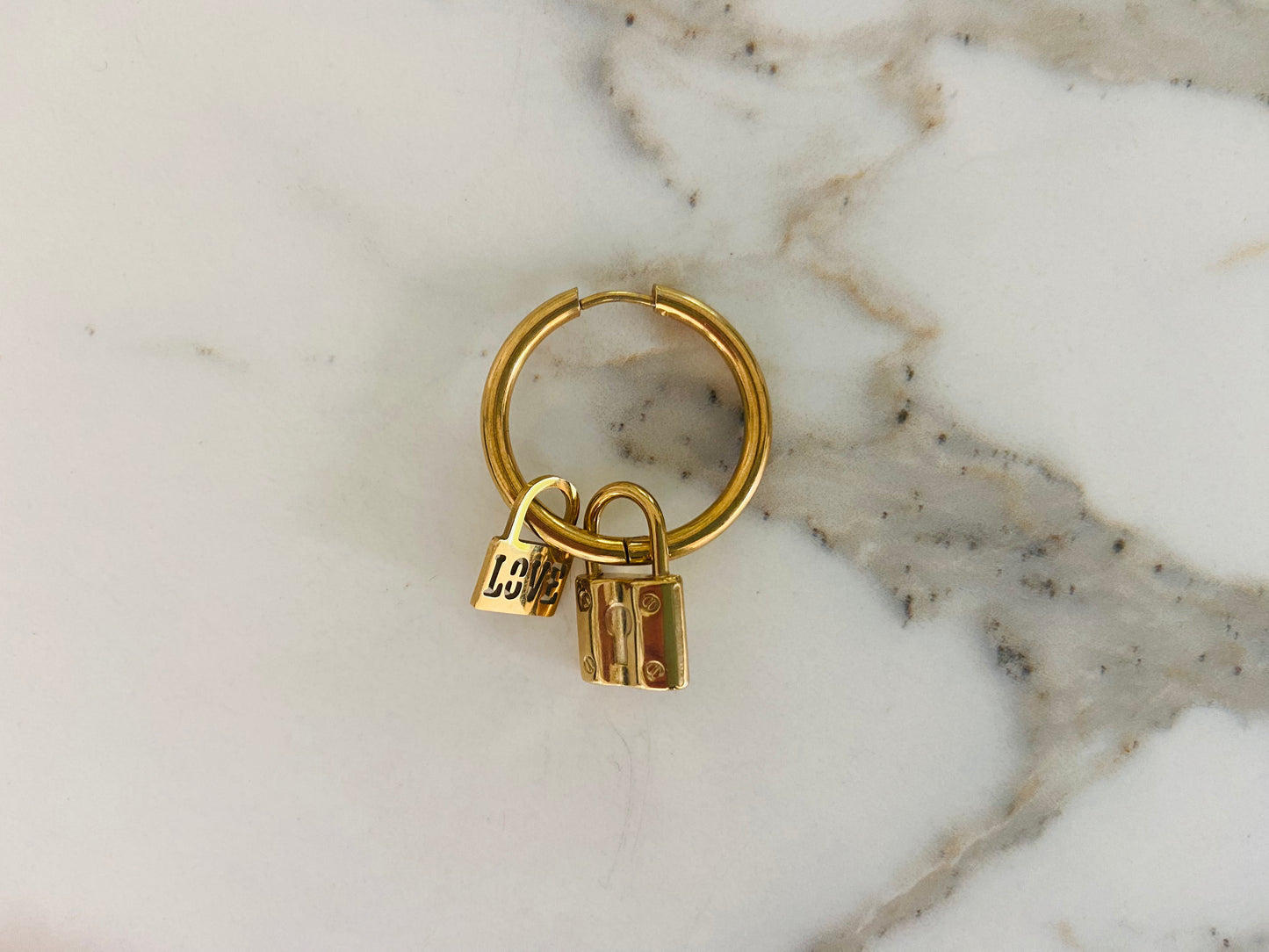 Oorbel creolen goud per stuk