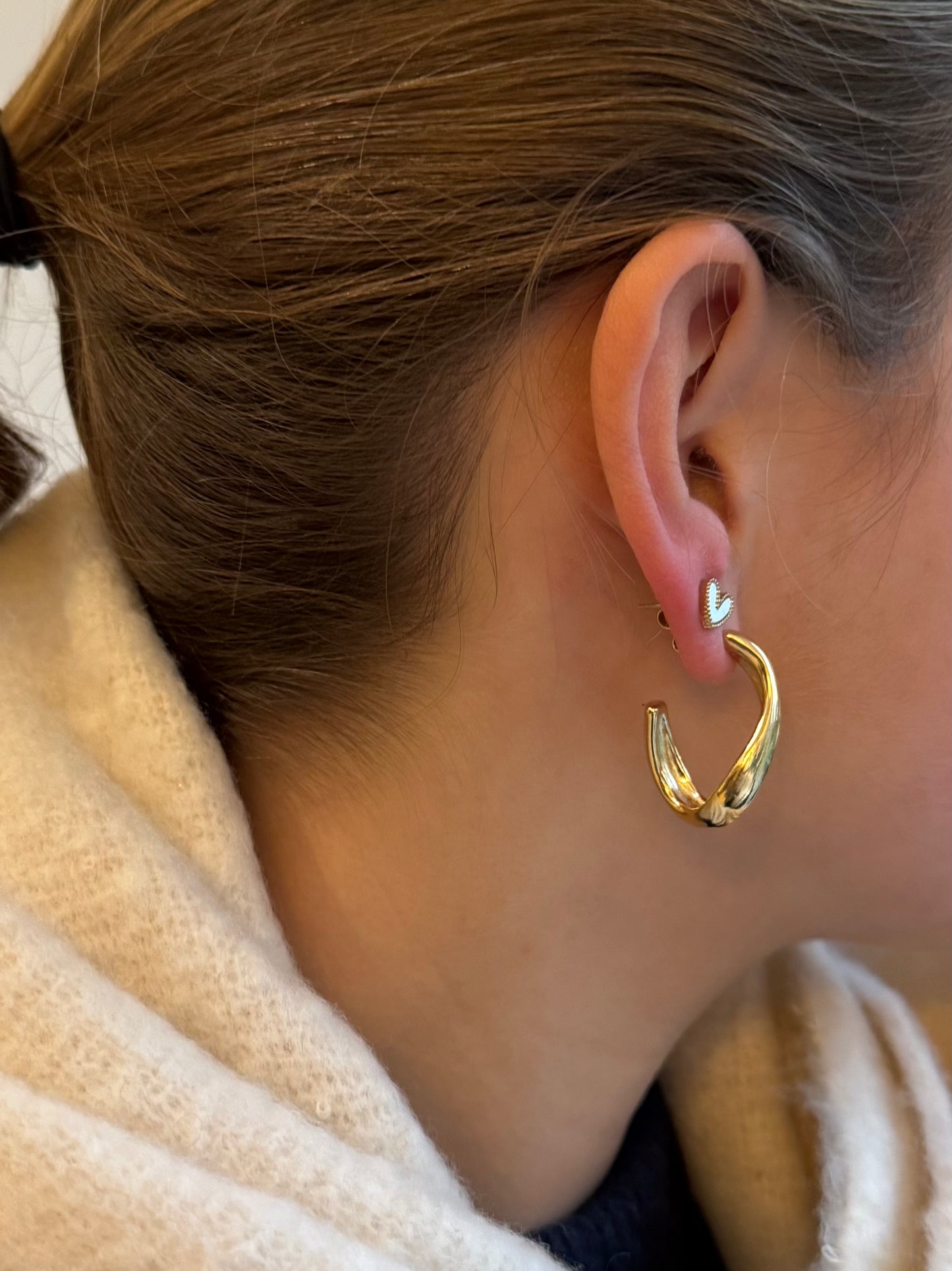 Oorbellen Bo lovy S/ hartje