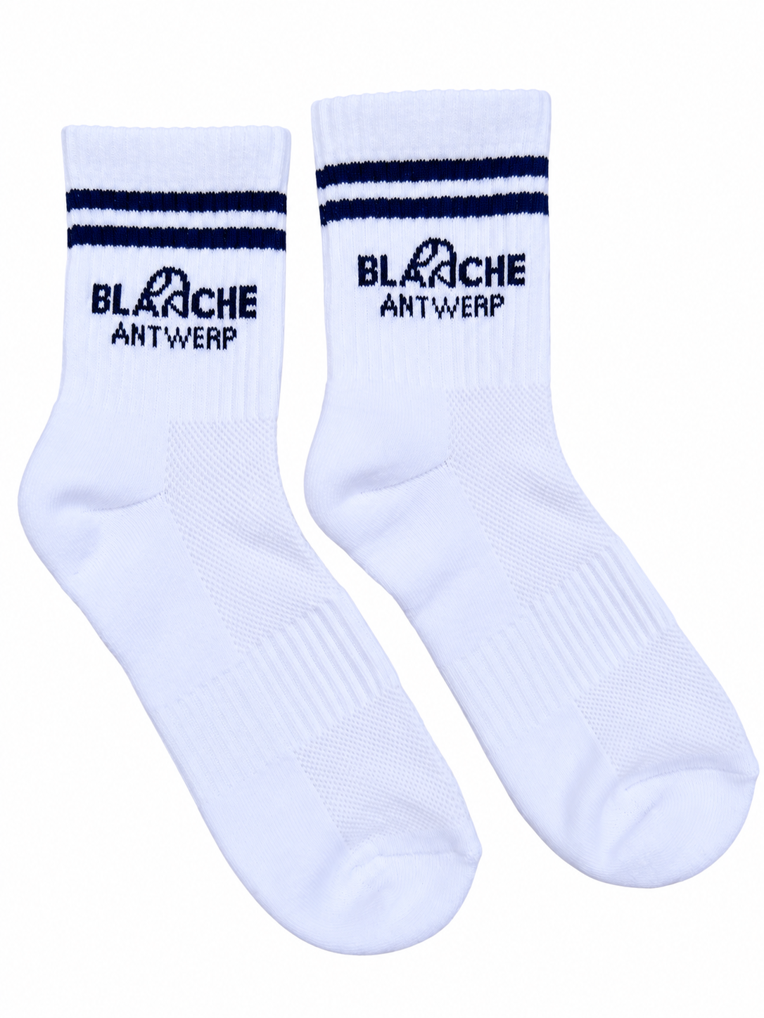 Sokken dubbele blauwe streep-one size