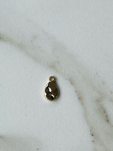 Bedel drop geblutst zilver