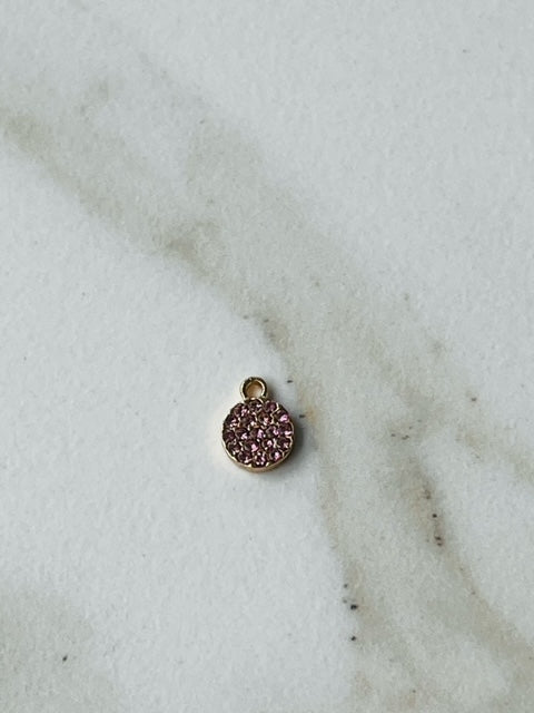 Bedel rond licht roze/goud