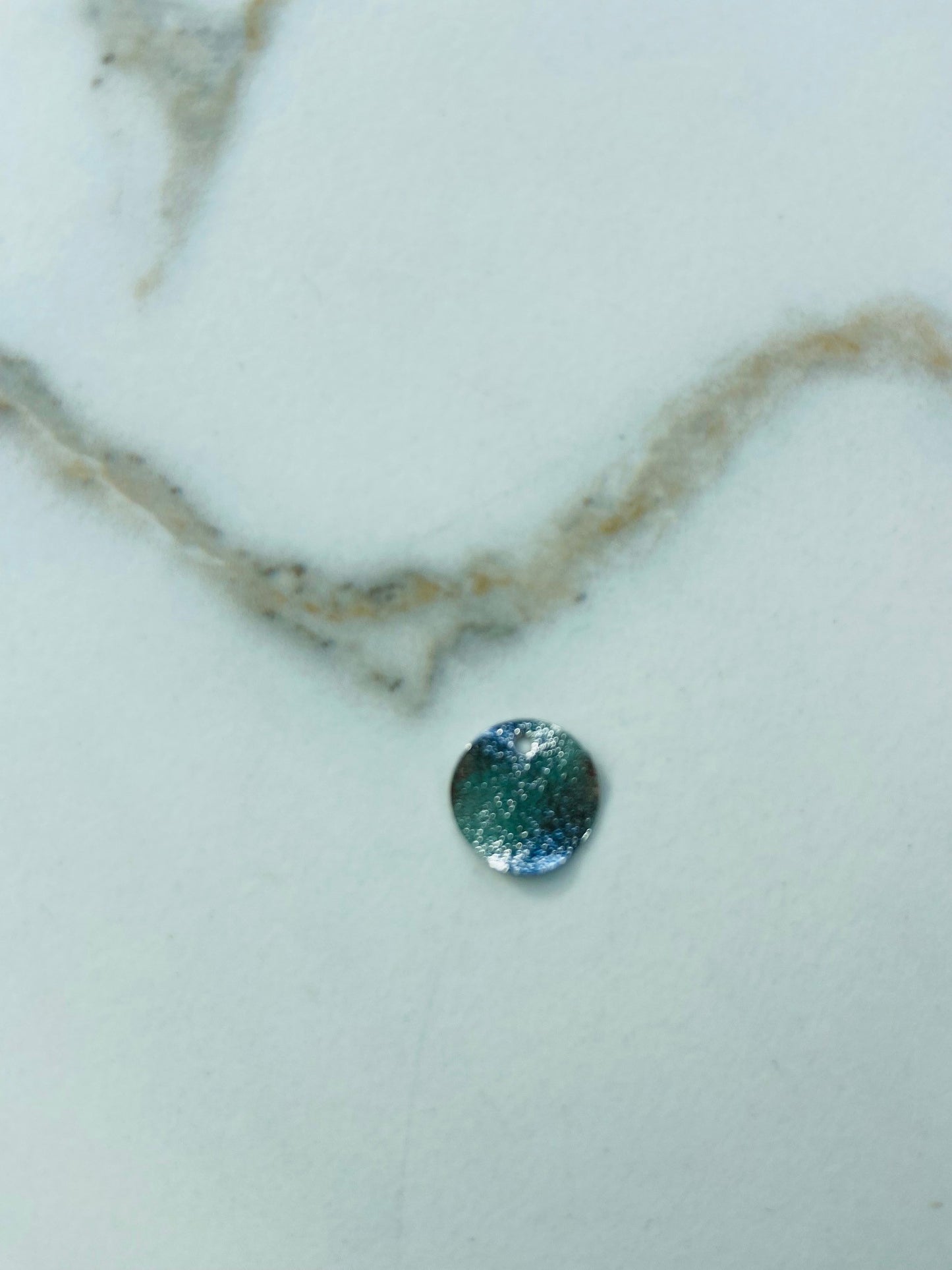 Bedel rond sandy rhodium