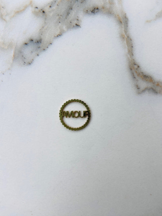 Bedel (tussenstuk) amour goud